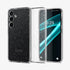 ACS07285 - Galaxy S24 Ultra Case Liquid Crystal Glitter in Crystal Quartz showing the back